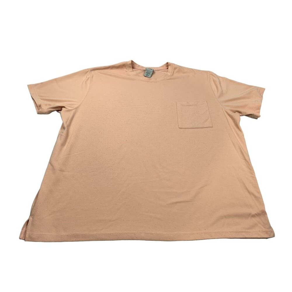 Scandia Woods Mens 3XL Orange Polyester T-Shirt